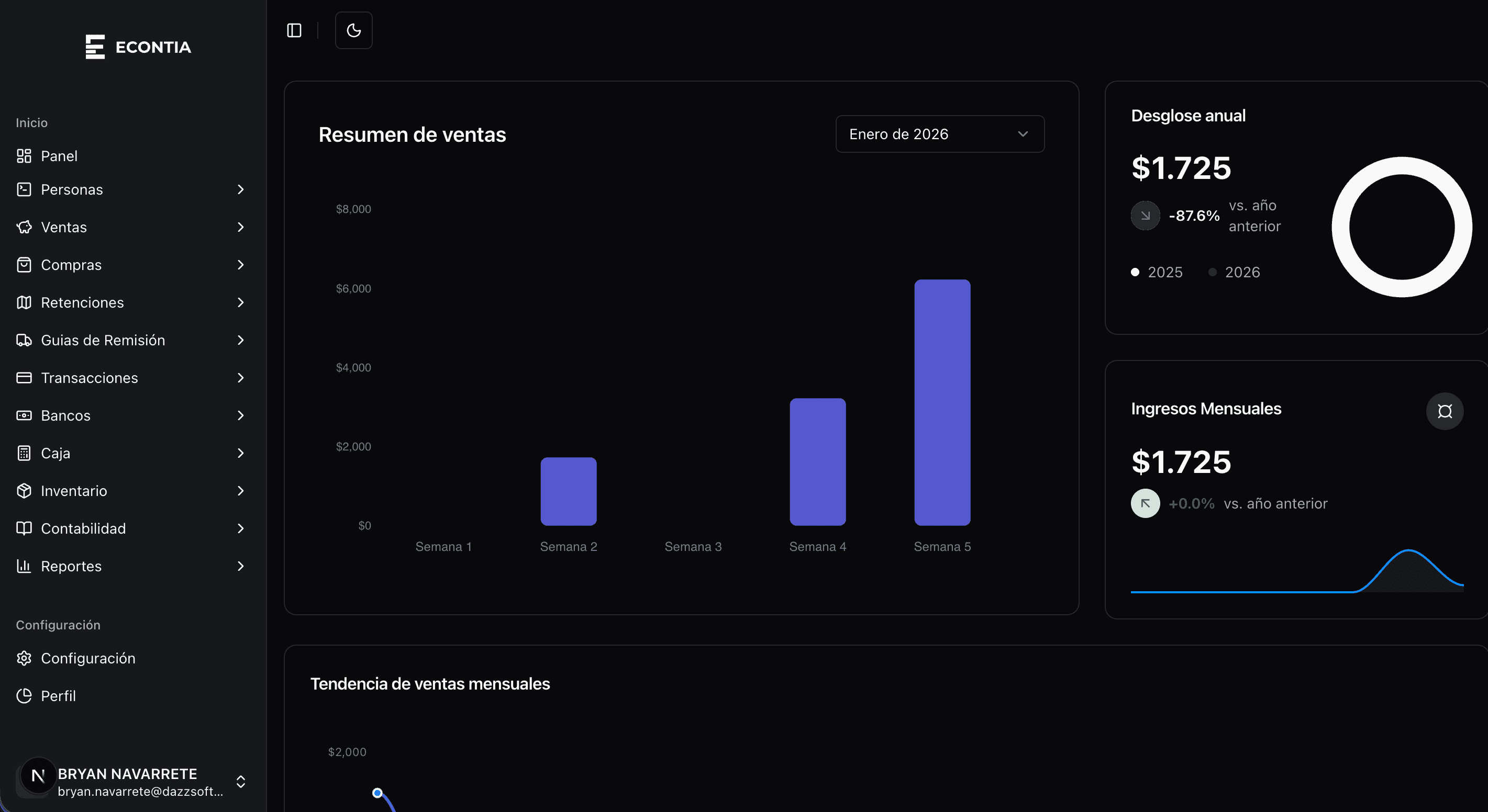 Econtia e-commerce platform